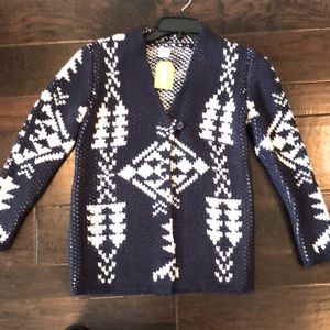 NWT Crazy 8 Girls Sweater “Coat”